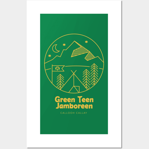 Green Teen Jamboreen Wall Art by MorvenLucky
